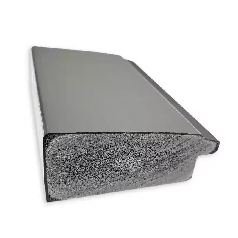 Specchio da appoggio intero non smussato Vista in nichel spazzolato 28" x 64" - : Include accessori per il montaggio, cornice in polistirene