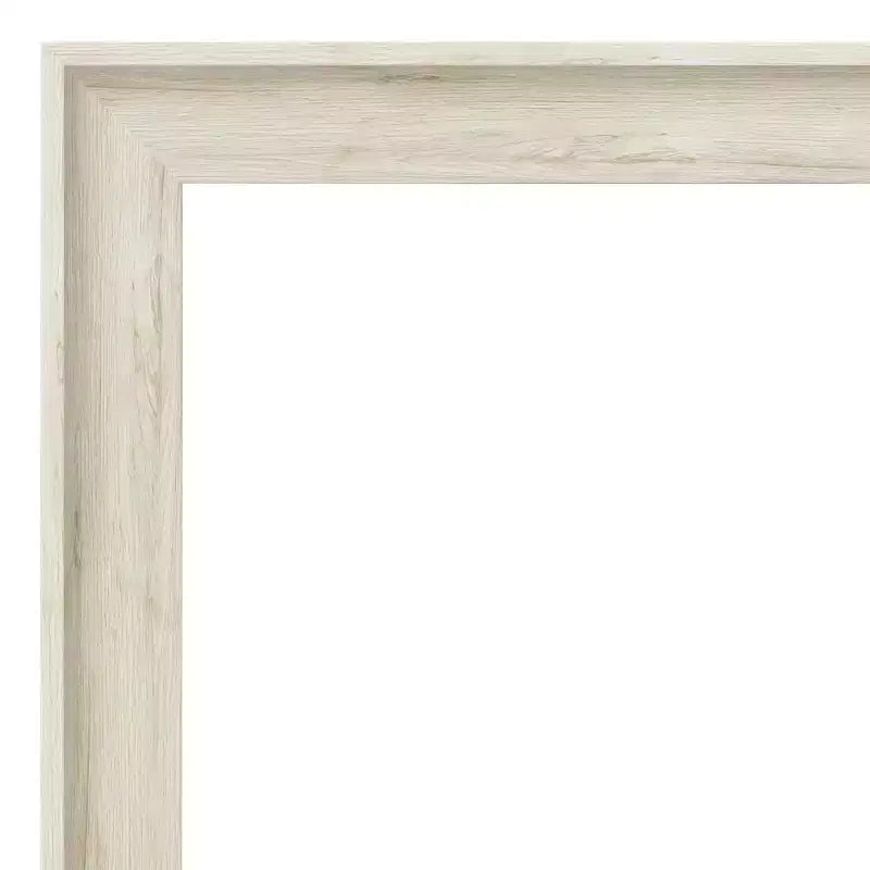 Specchio da parete Regal Birch Crema 23" X 29" senza smussatura - : Stile moderno, cornice in polistirene, hardware di montaggio incluso