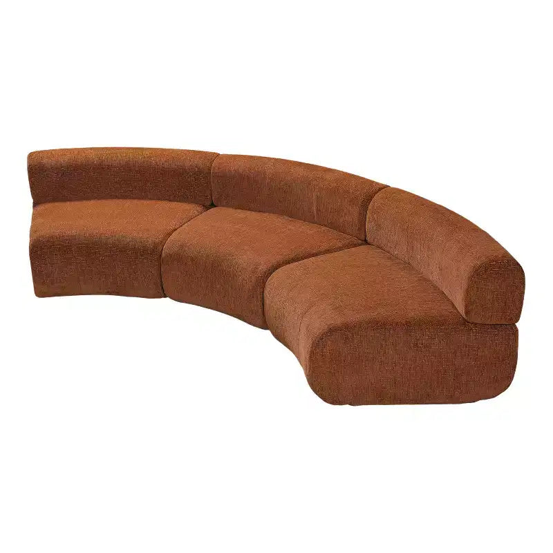Divano componibile a 3 posti Christopher Knight Home Golan 118,5, curvo, imbottito e compresso