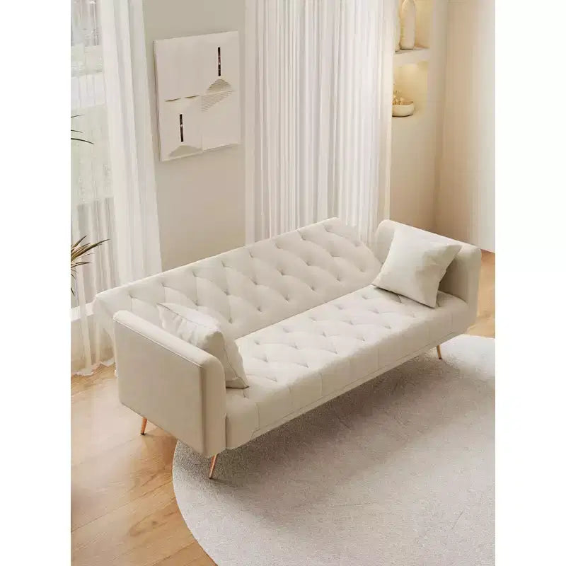 Divano a Due Posti Convertibile da 71 pollici, Divano Letto in Velluto per Soggiorno, Camera da Letto, Ufficio - Modernluxe
