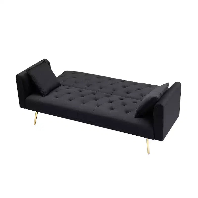 Divano a Due Posti Convertibile da 71 pollici, Divano Letto in Velluto per Soggiorno, Camera da Letto, Ufficio - Modernluxe