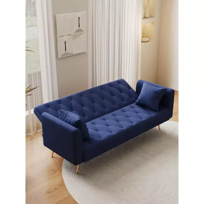 Divano a Due Posti Convertibile da 71 pollici, Divano Letto in Velluto per Soggiorno, Camera da Letto, Ufficio - Modernluxe
