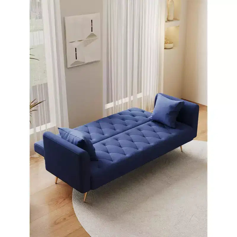 Divano a Due Posti Convertibile da 71 pollici, Divano Letto in Velluto per Soggiorno, Camera da Letto, Ufficio - Modernluxe