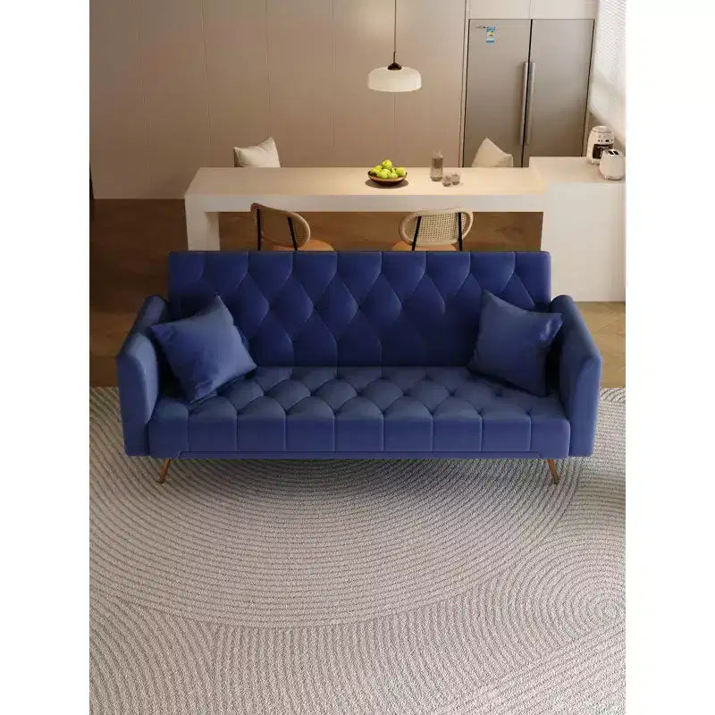 Divano a Due Posti Convertibile da 71 pollici, Divano Letto in Velluto per Soggiorno, Camera da Letto, Ufficio - Modernluxe