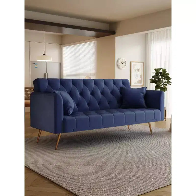 Divano a Due Posti Convertibile da 71 pollici, Divano Letto in Velluto per Soggiorno, Camera da Letto, Ufficio - Modernluxe