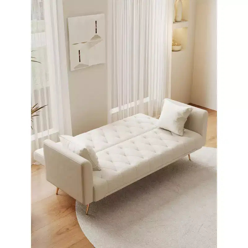 Divano a Due Posti Convertibile da 71 pollici, Divano Letto in Velluto per Soggiorno, Camera da Letto, Ufficio - Modernluxe