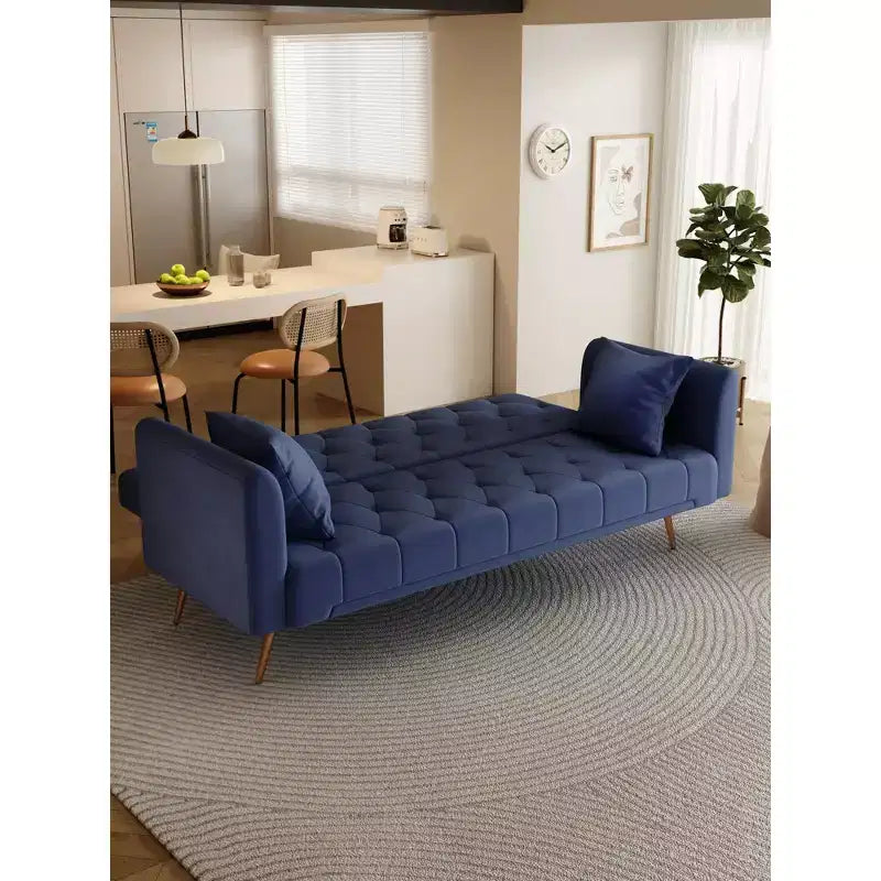 Divano a Due Posti Convertibile da 71 pollici, Divano Letto in Velluto per Soggiorno, Camera da Letto, Ufficio - Modernluxe