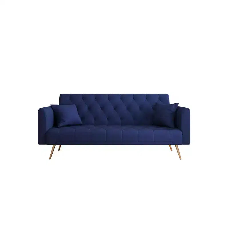 Divano a Due Posti Convertibile da 71 pollici, Divano Letto in Velluto per Soggiorno, Camera da Letto, Ufficio - Modernluxe