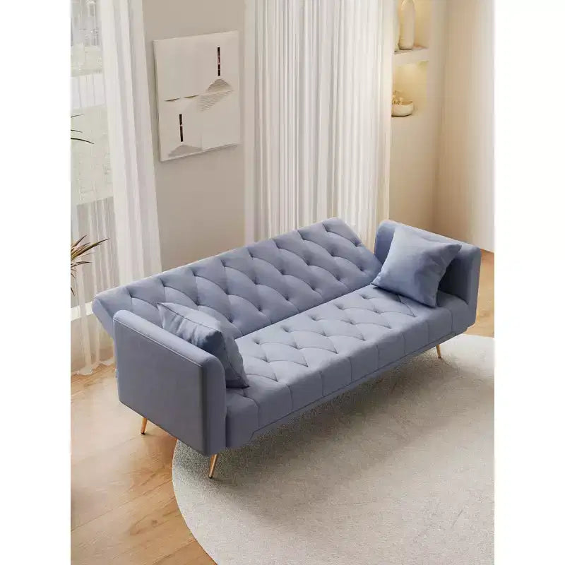 Divano a Due Posti Convertibile da 71 pollici, Divano Letto in Velluto per Soggiorno, Camera da Letto, Ufficio - Modernluxe