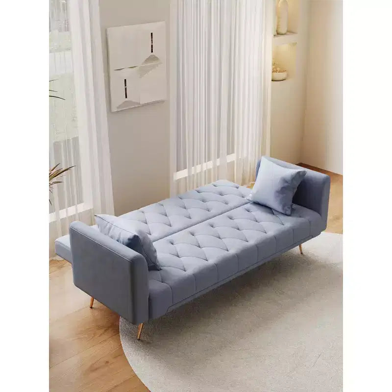 Divano a Due Posti Convertibile da 71 pollici, Divano Letto in Velluto per Soggiorno, Camera da Letto, Ufficio - Modernluxe