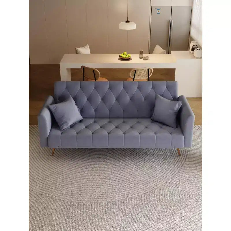 Divano a Due Posti Convertibile da 71 pollici, Divano Letto in Velluto per Soggiorno, Camera da Letto, Ufficio - Modernluxe