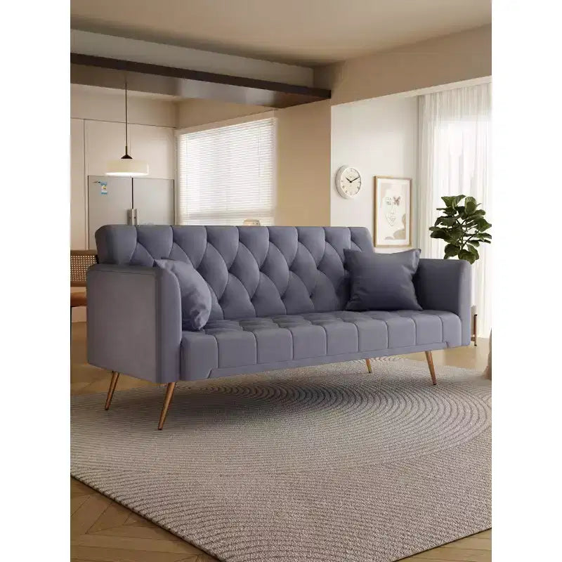 Divano a Due Posti Convertibile da 71 pollici, Divano Letto in Velluto per Soggiorno, Camera da Letto, Ufficio - Modernluxe