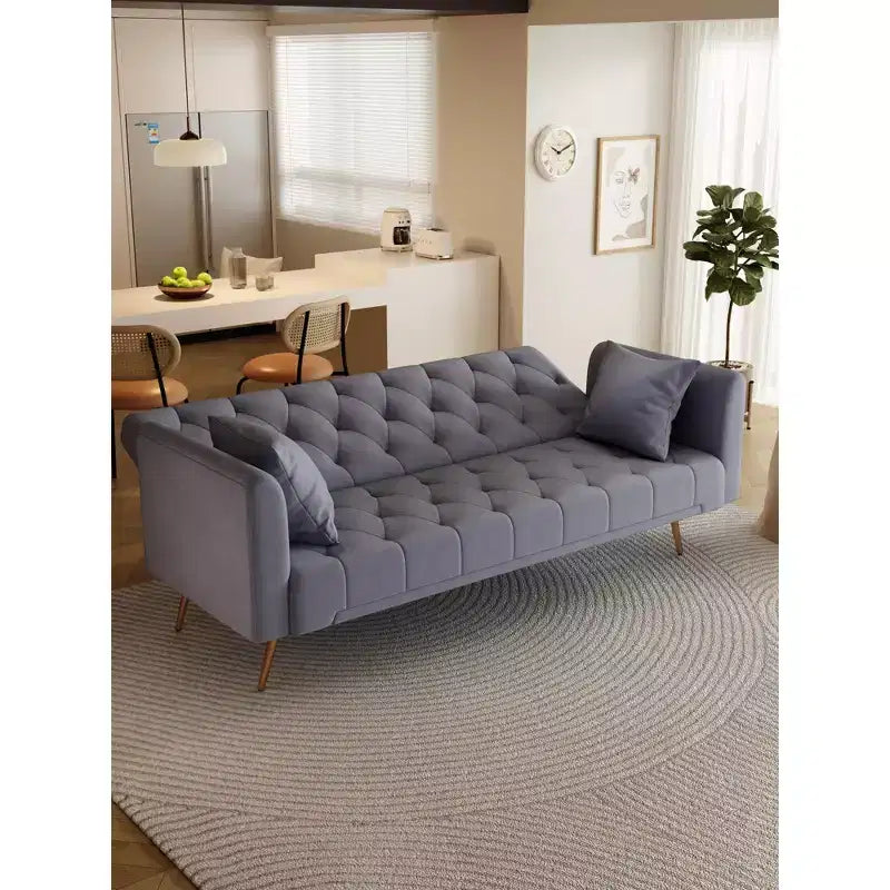 Divano a Due Posti Convertibile da 71 pollici, Divano Letto in Velluto per Soggiorno, Camera da Letto, Ufficio - Modernluxe