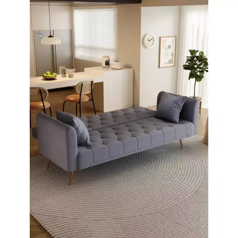 Divano a Due Posti Convertibile da 71 pollici, Divano Letto in Velluto per Soggiorno, Camera da Letto, Ufficio - Modernluxe