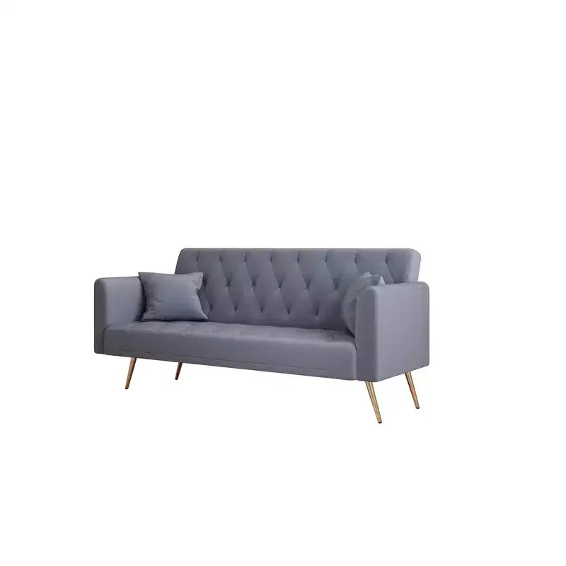 Divano a Due Posti Convertibile da 71 pollici, Divano Letto in Velluto per Soggiorno, Camera da Letto, Ufficio - Modernluxe