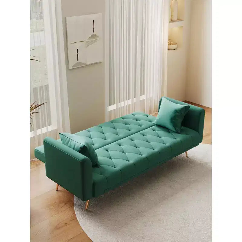 Divano a Due Posti Convertibile da 71 pollici, Divano Letto in Velluto per Soggiorno, Camera da Letto, Ufficio - Modernluxe