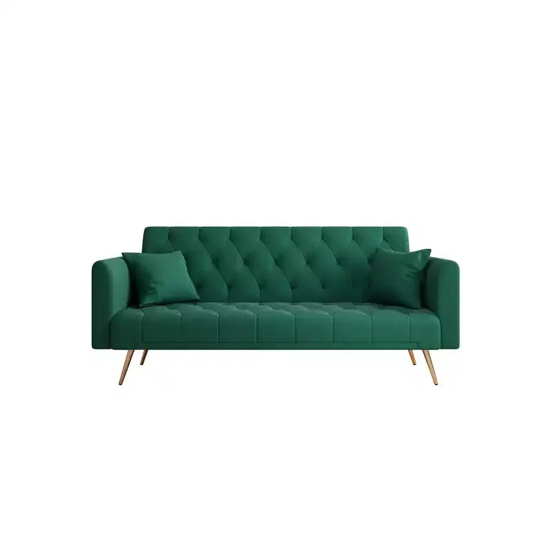 Divano a Due Posti Convertibile da 71 pollici, Divano Letto in Velluto per Soggiorno, Camera da Letto, Ufficio - Modernluxe