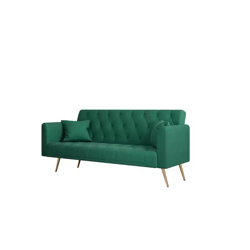 Divano a Due Posti Convertibile da 71 pollici, Divano Letto in Velluto per Soggiorno, Camera da Letto, Ufficio - Modernluxe