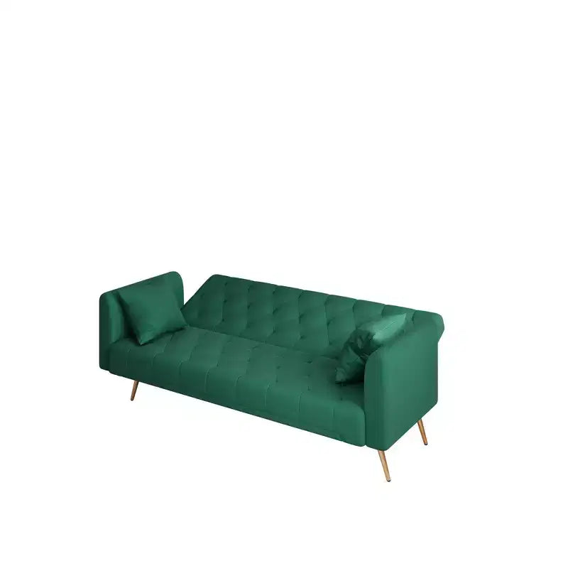 Divano a Due Posti Convertibile da 71 pollici, Divano Letto in Velluto per Soggiorno, Camera da Letto, Ufficio - Modernluxe