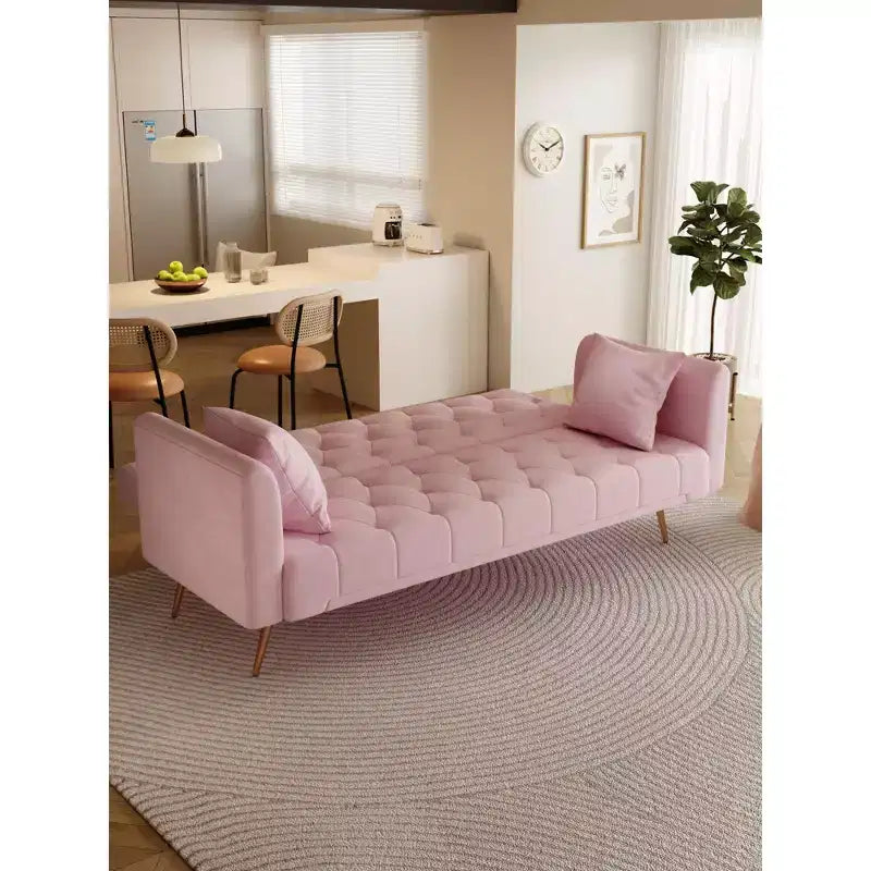 Divano a Due Posti Convertibile da 71 pollici, Divano Letto in Velluto per Soggiorno, Camera da Letto, Ufficio - Modernluxe