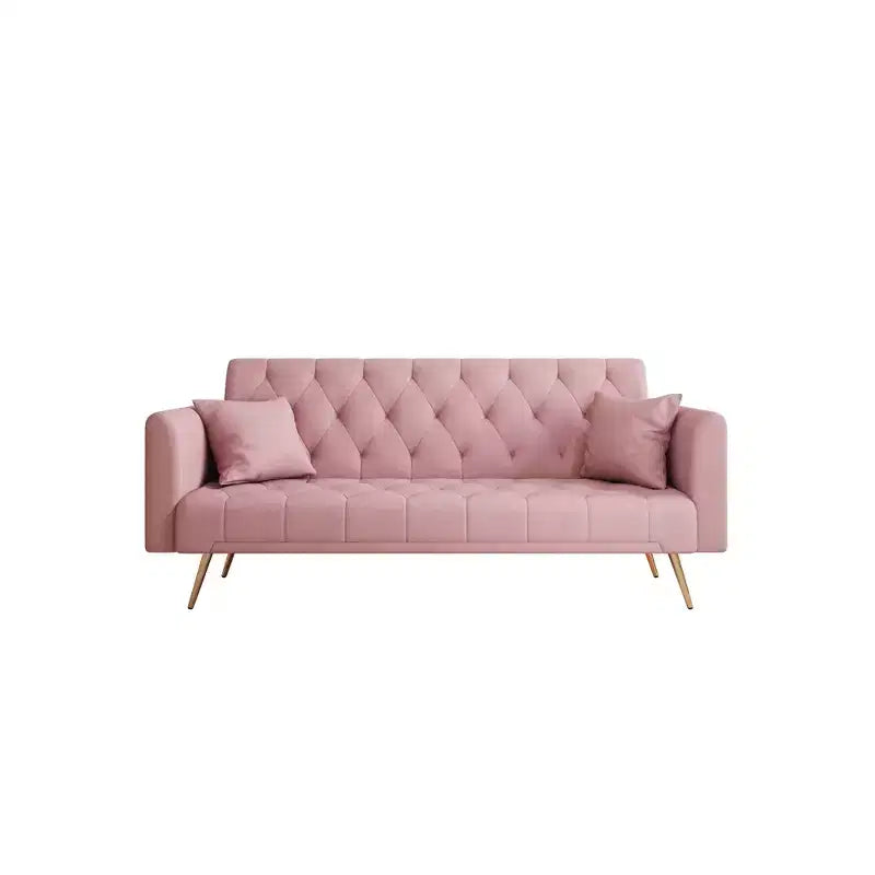 Divano a Due Posti Convertibile da 71 pollici, Divano Letto in Velluto per Soggiorno, Camera da Letto, Ufficio - Modernluxe