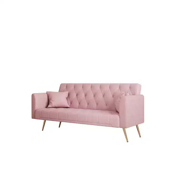 Divano a Due Posti Convertibile da 71 pollici, Divano Letto in Velluto per Soggiorno, Camera da Letto, Ufficio - Modernluxe