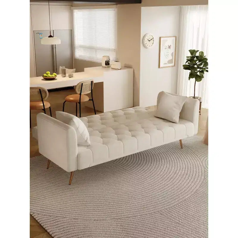 Divano a Due Posti Convertibile da 71 pollici, Divano Letto in Velluto per Soggiorno, Camera da Letto, Ufficio - Modernluxe