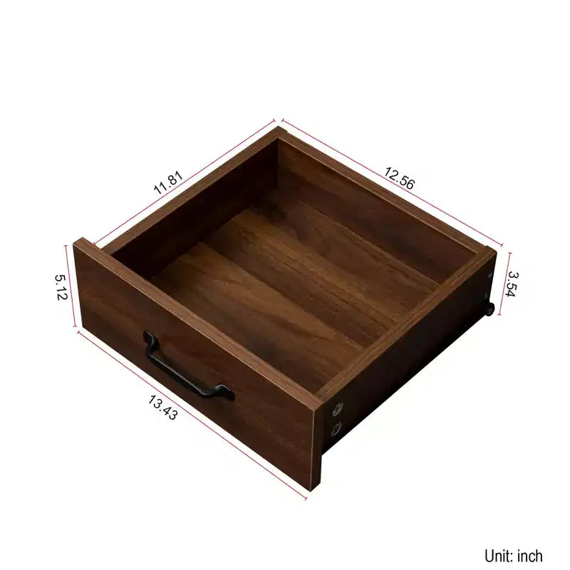 Jvnoxk 43.3 Credenza Moderna in Legno con Ante e Cassetti Mobile Contenitore
