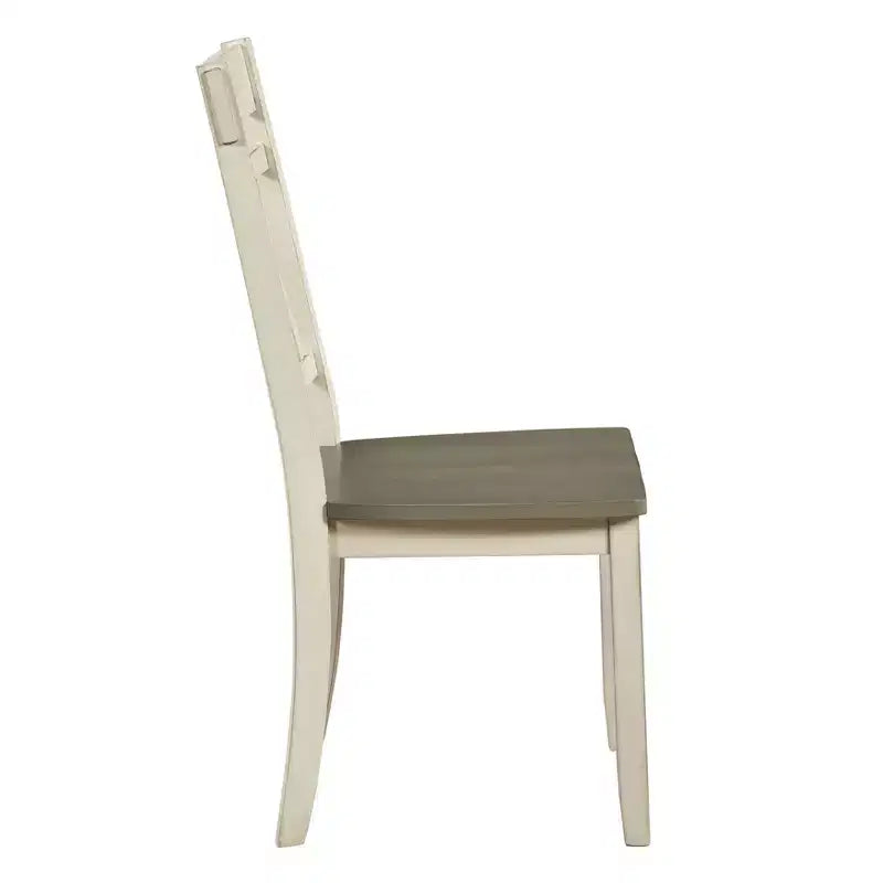 Sedie da pranzo Harper Modern Farmhouse con schienale a X in legno (set da 2)