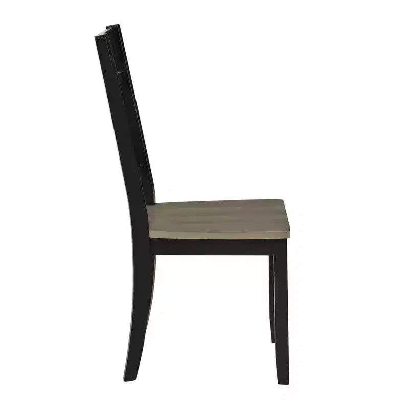 Sedie da pranzo Harper Modern Farmhouse con schienale a X in legno (set da 2)