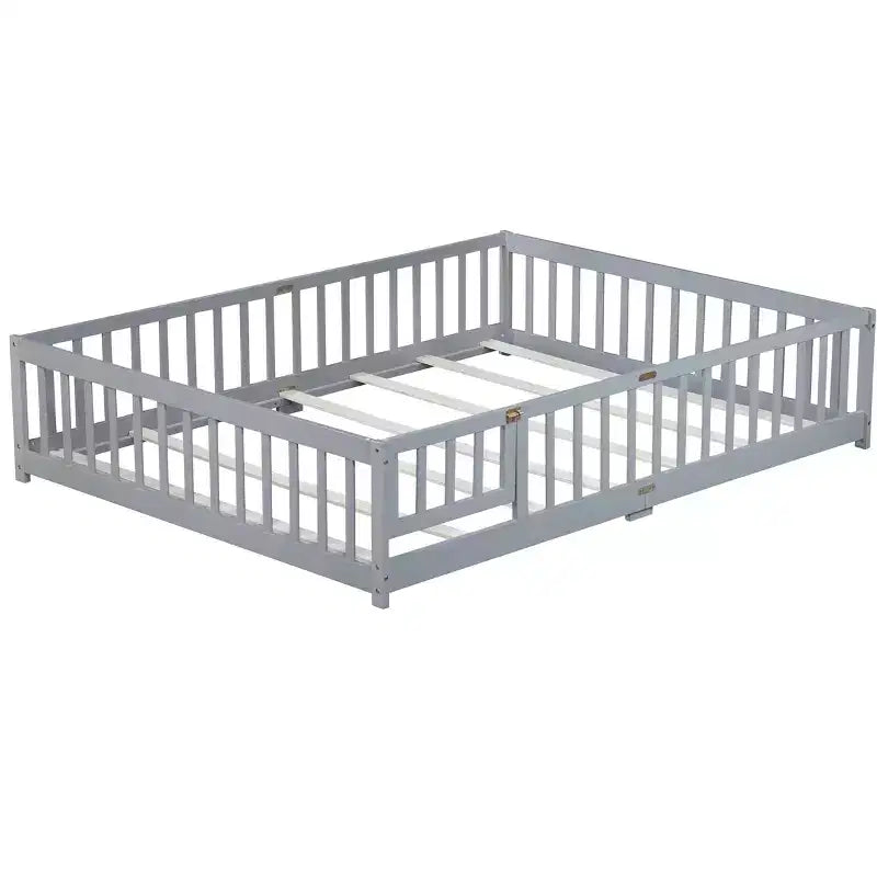Mayeerty Telaio letto matrimoniale completo rivestito in lino con supporto lombare e design silenzioso