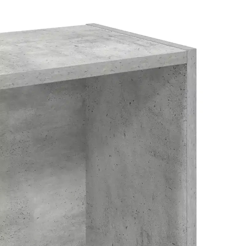 Vidaxl Libreria Grigio Cemento Legno Ingegnerizzato Libreria Compatta