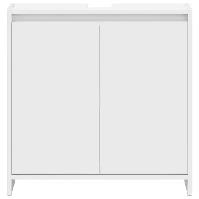 Vidaxl Mobiletto da bagno bianco in legno ingegnerizzato Mobiletto da bagno medio