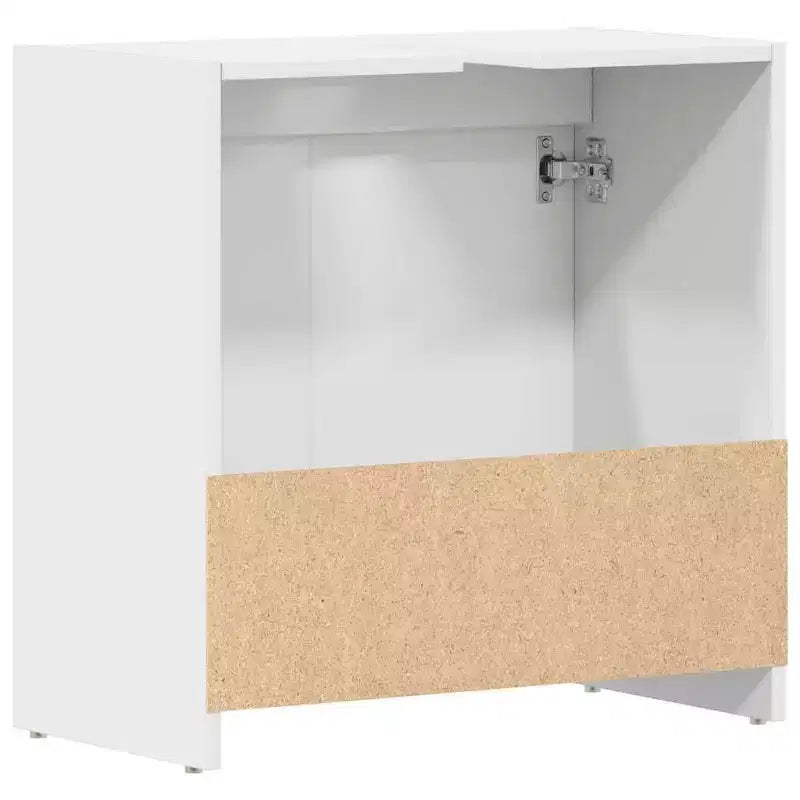 Vidaxl Mobiletto da bagno bianco in legno ingegnerizzato Mobiletto da bagno medio