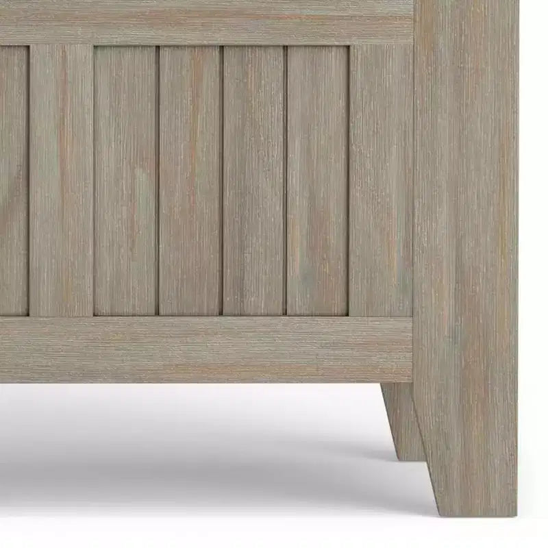 Panca contenitore in legno massello Normandy per ingresso