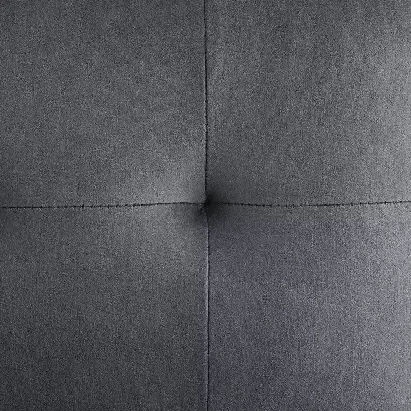 Sgabello da bar in velluto performance Privy in acciaio inossidabile oro/antracite - Modway: Seduta quadrata imbottita, design moderno, altezza fissa