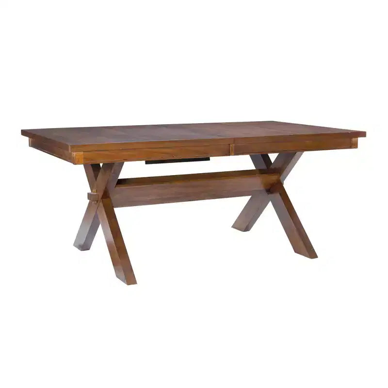 Jackson Farmhouse Dining Table Dark Hazelnut - Powell.