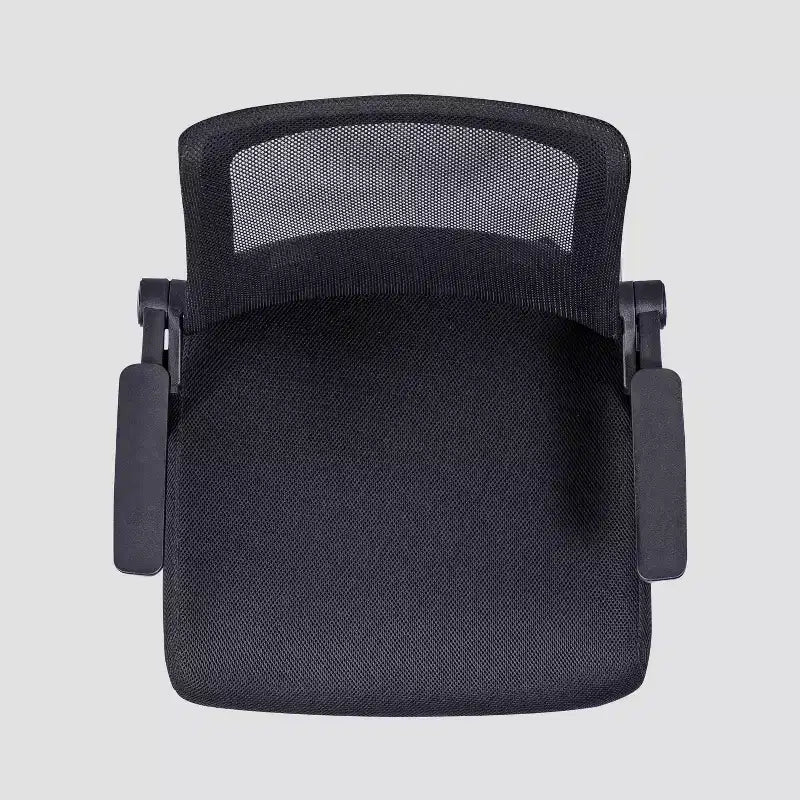 Sedia da Ufficio Ergonomica in Rete Nera - : Braccioli Regolabili, Struttura in Metallo, Sedia da Scrivania Girevole con Rotelle