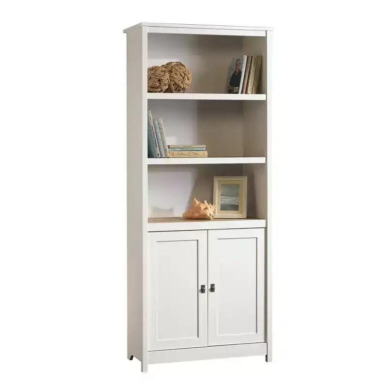 Libreria Cottage Road da 71" con ante, bianco morbido - Sauder