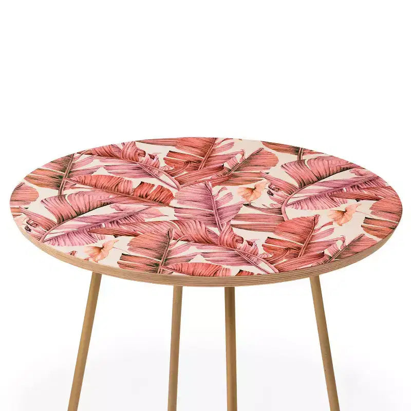 Tavolino Marta Barragan Camarasa Jungle Paradise Rosa Rosa/oro - Deny Designs