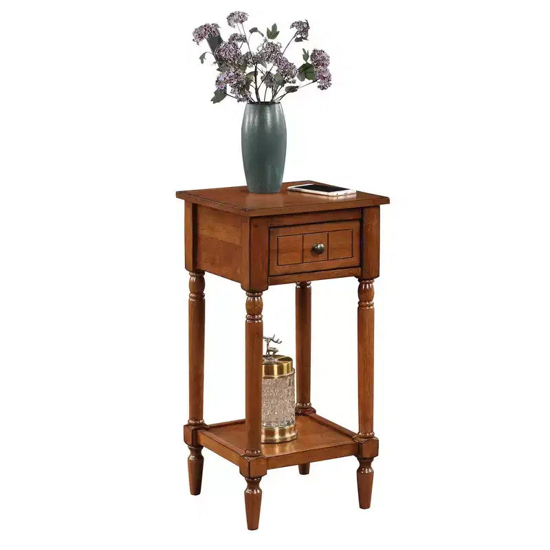 Breighton Home Tavolino Provenzale Mia con Cassetto e Ripiani
