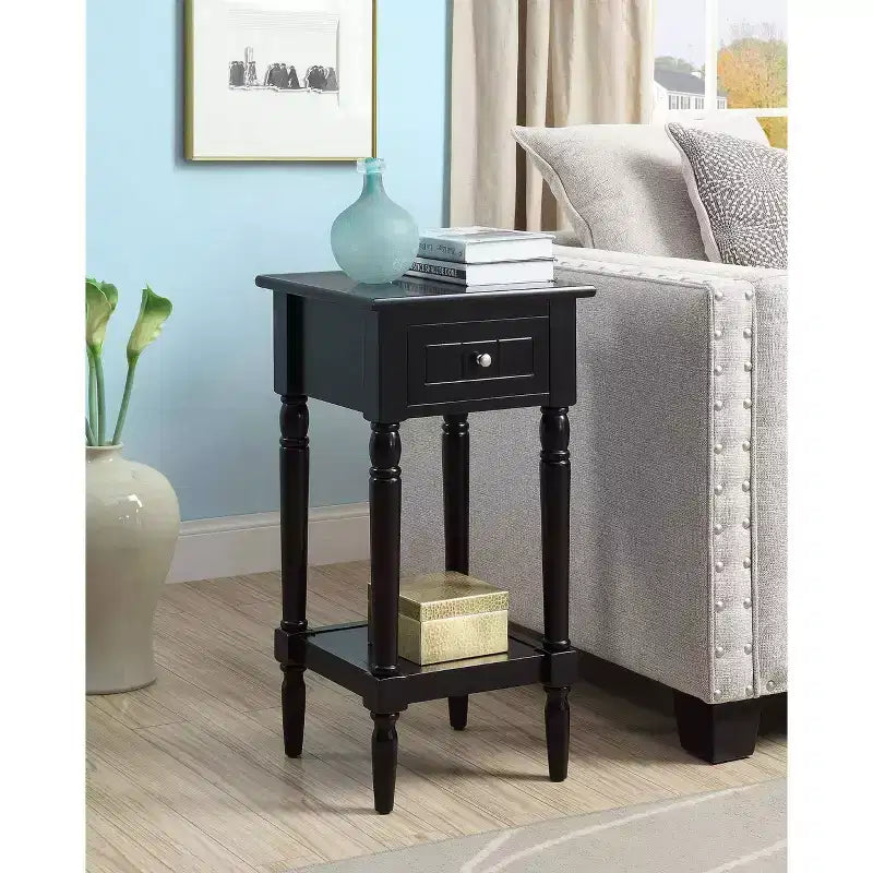 Breighton Home Tavolino Provenzale Mia con Cassetto e Ripiani