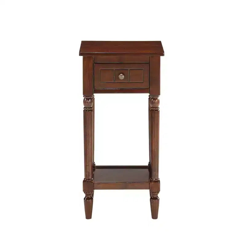 Breighton Home Tavolino Provenzale Mia con Cassetto e Ripiani