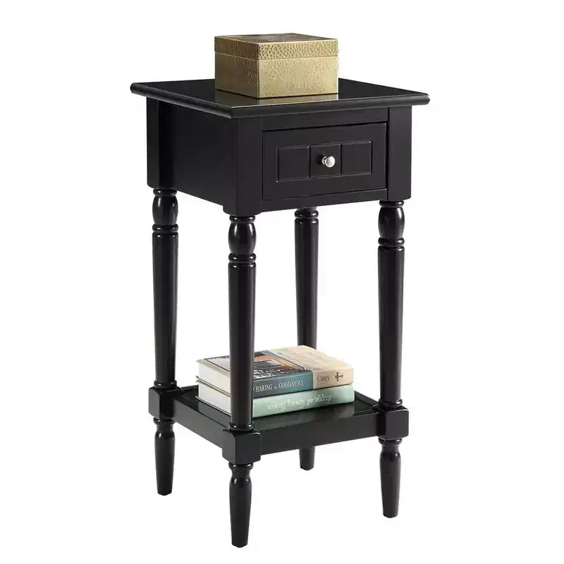 Breighton Home Tavolino Provenzale Mia con Cassetto e Ripiani