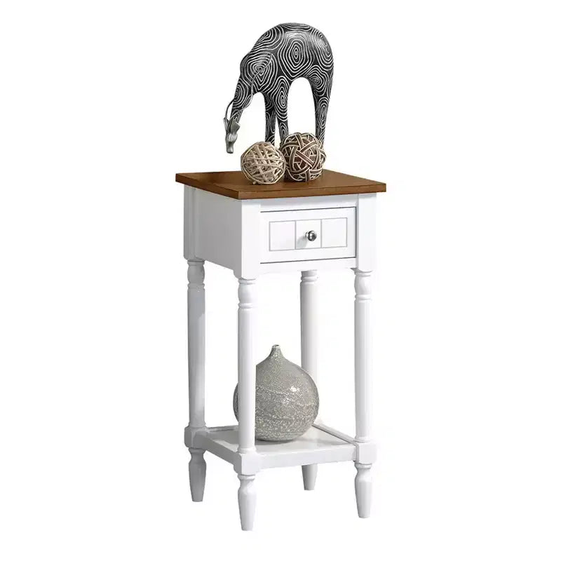 Breighton Home Tavolino Provenzale Mia con Cassetto e Ripiani