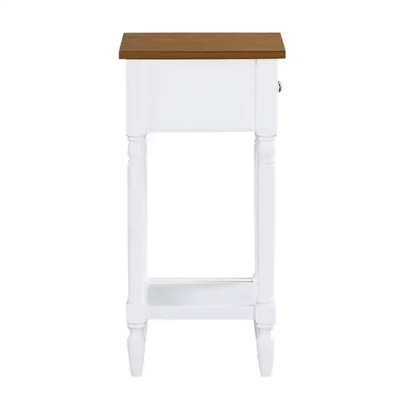 Breighton Home Tavolino Provenzale Mia con Cassetto e Ripiani