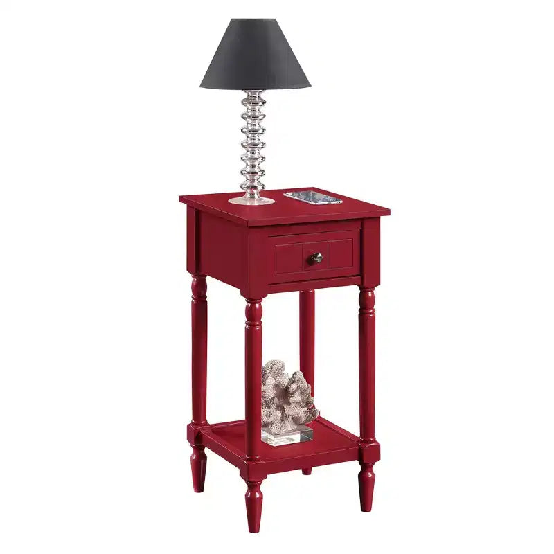 Breighton Home Tavolino Provenzale Mia con Cassetto e Ripiani