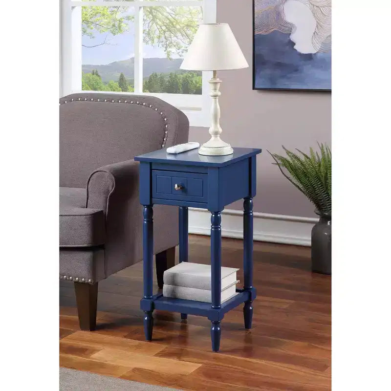 Breighton Home Tavolino Provenzale Mia con Cassetto e Ripiani