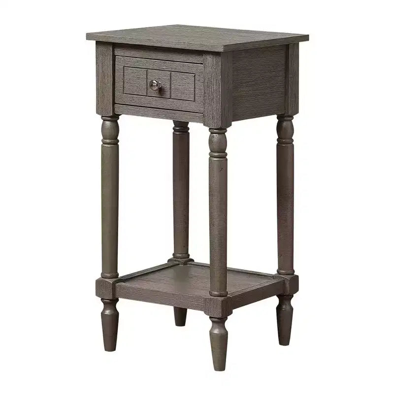 Breighton Home Tavolino Provenzale Mia con Cassetto e Ripiani