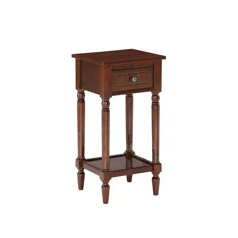 Breighton Home Tavolino Provenzale Mia con Cassetto e Ripiani